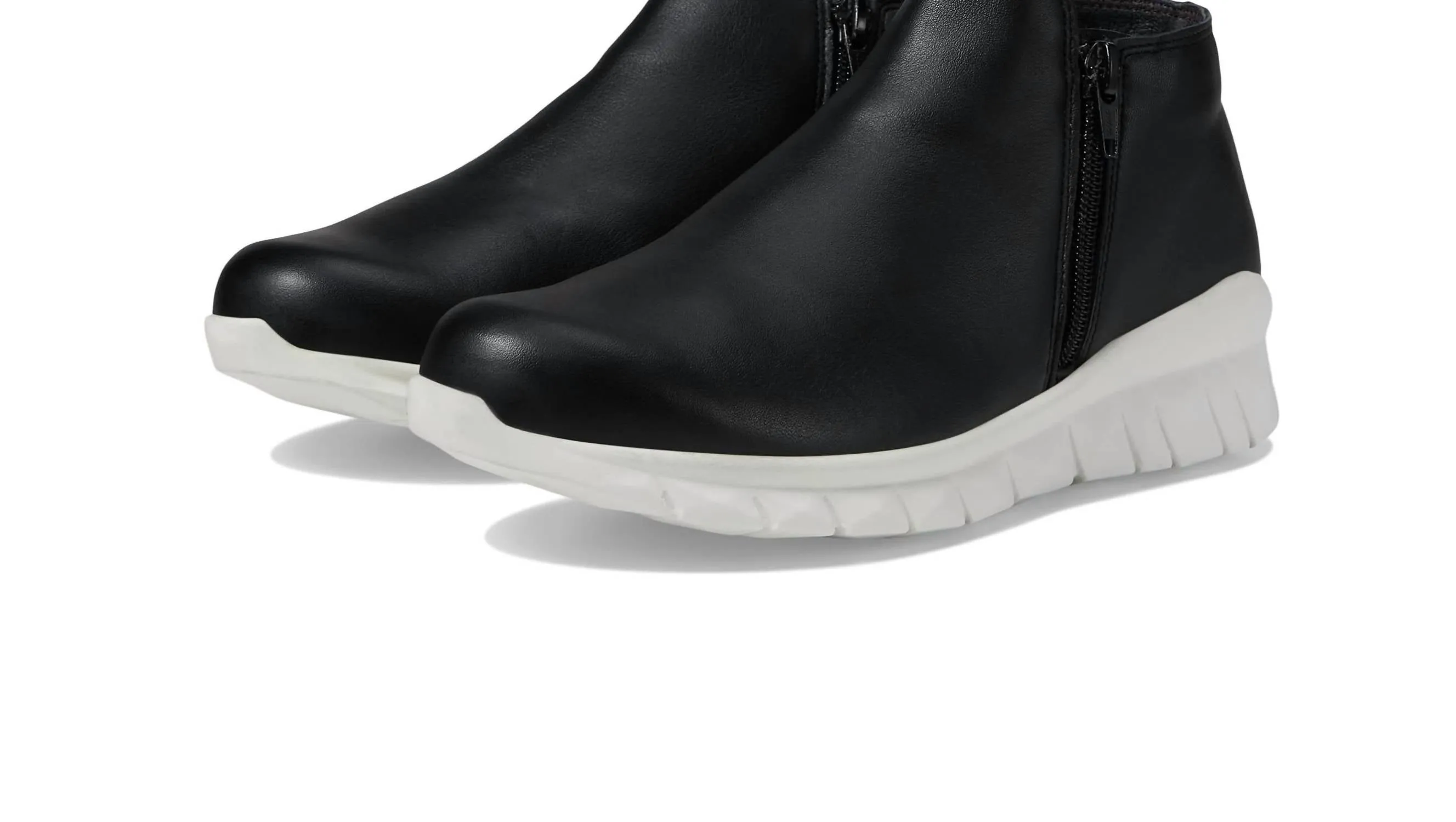 Women's Zodiac Leather Shoes In Black Jet