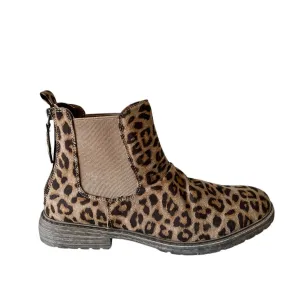 Womne's Vienna Boot In Taupe Leopard