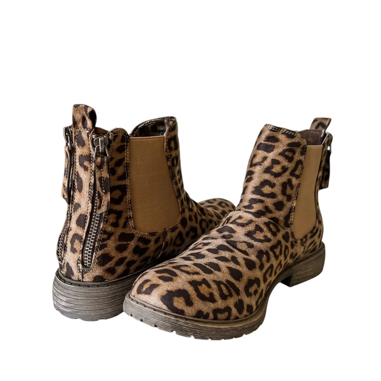 Womne's Vienna Boot In Taupe Leopard