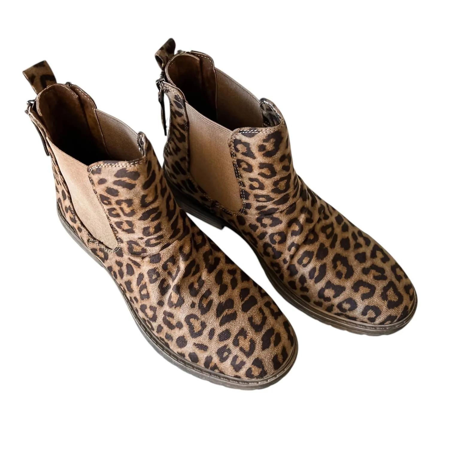 Womne's Vienna Boot In Taupe Leopard