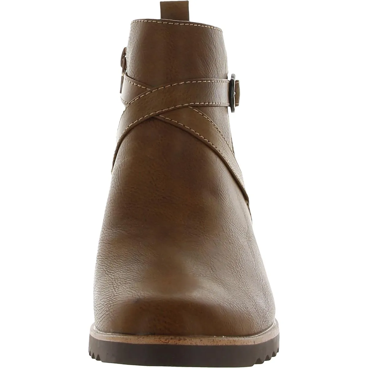 Zinfandel Womens Faux Leather Comfort Ankle Boots